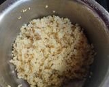 A picture of step 1 of Proso millet salad Jain.