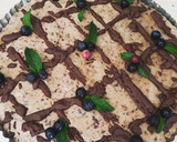 Foto del paso 5 de la receta: Tarta de yogurt con arándanos sin horno y sin azúcar