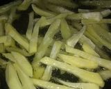 A picture of step 2 of Cheese fries 🍟.
