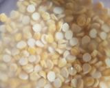 A picture of step 1 of Chana dal khichdi.