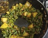 A picture of step 4 of French Beans Aloo ki Sabji.