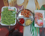 澎湖火燒蝦炒碗豆(簡單料理)的食譜步驟1照片