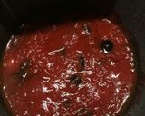 A picture of step 1 of Sea bass with tomato and olive sauce.