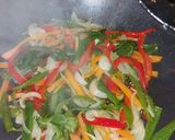 Foto del paso 4 de la receta: Tiras de pollo con verduras