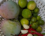Gambar langkah 1 resipi Sambal mangga.