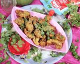 A picture of step 5 of Leftover Daal Palak Pakoda 😘😘😋😋.