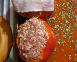 Foto del paso 2 de la receta: Pimientos rojos rellenos de carne molida 🍎
