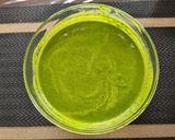 A picture of step 3 of Palak vali chutney for sandwich.