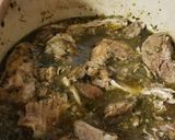 A picture of step 6 of Chile Verde style pork roast.
