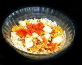 A picture of step 3 of Puffed Rice Bhel.