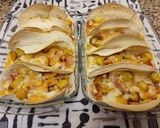 Foto del paso 4 de la receta: Tacos de patatas, cheddar, queso, y lomo adobado