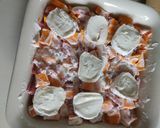 Une image de l'étape 3 de Gratin de buternut au chèvre et lardons.