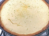 Pay de queso con mermelada de zarzamora