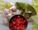 A picture of step 1 of Dill Pulao.