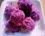 Foto langkah ke 6 dari resep Klepon Ubi Ungu🍠💜✨.