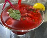 A picture of step 3 of Watermelon mint-lemonade.