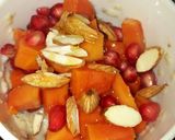 A picture of step 3 of Oats in coffee mug easy 2 min breakfast.
