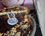 Une image de l'étape 14 de Entremets trois chocolats croustillant praliné.