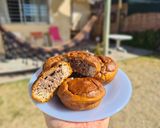 Foto del paso 3 de la receta: Muffins marmolados de banana sin azúcar 🍌