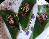 A picture of step 2 of Khili Paan and Dry Dates.