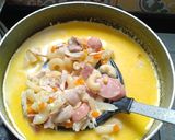 Foto langkah ke 6 dari resep Sup Makaroni Susu.
