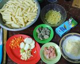 Foto langkah ke 1 dari resep Simple Creamy Pasta.