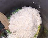 A picture of step 4 of Kesari pulao.