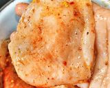 A picture of step 1 of Zinger Burger.