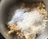 A picture of step 2 of Roasted chana coconut Laddu.