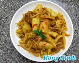 Hình bước làm 3 của món Mực Xào Sả Ớt