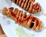 A picture of step 4 of Potato spiral.