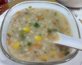 A picture of step 7 of Pearl barley soup.
