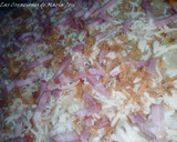 Foto del paso 4 de la receta: Pizza de puerro y bacon