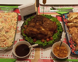 Foto del paso 8 de la receta: Cena de Navidad : pierna de cerdo horneada + ensalada Rusa