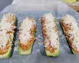 Foto del paso 4 de la receta: Calabacines rellenos de atún🥒