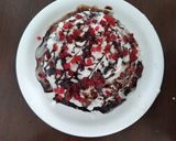 A picture of step 4 of Malai cake.
