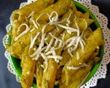 पेस्टो पास्ता विथ पीनट्स फ्लेवर रेसिपी चरण 7 फोटो