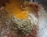 A picture of step 2 of Aloo ke pakode.