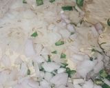 A picture of step 2 of Mix veg chilla.