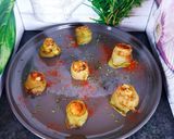 Une image de l'étape 6 de Courgettes roulées farcies au chèvre frais.