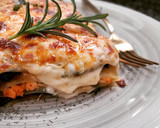 Foto del paso 8 de la receta: Lasaña de salmón, espinacas y queso de cabra