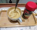 A picture of step 7 of Beaten Coffee.