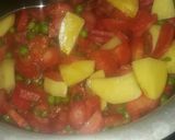 A picture of step 4 of Colorful mix sabzi.