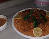 صورة لخطوة 3 من وصفة الرز الاحمر بالبصلة والحمص