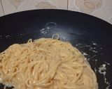 Foto langkah ke 4 dari resep Spaghetti Alfredo.