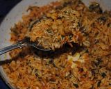 A picture of step 19 of Persian spicy prawn with rice.