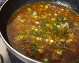 A picture of step 5 of Chinese style Veg manchow soup.