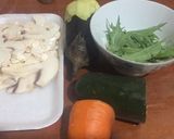 Foto del paso 1 de la receta: Sopa de vegetales con leche de coco y curry 🥥🍆🍲