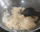 A picture of step 1 of Coconut Milk Laddu/Laddoo.