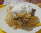 Sajtos rakott krumpli recept fázis 4 fotója